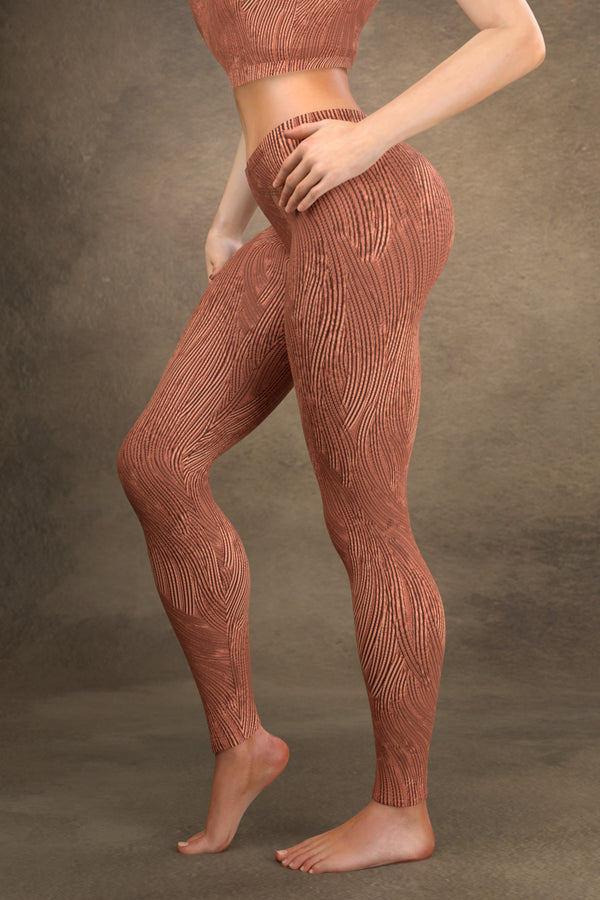 copper colored leggings