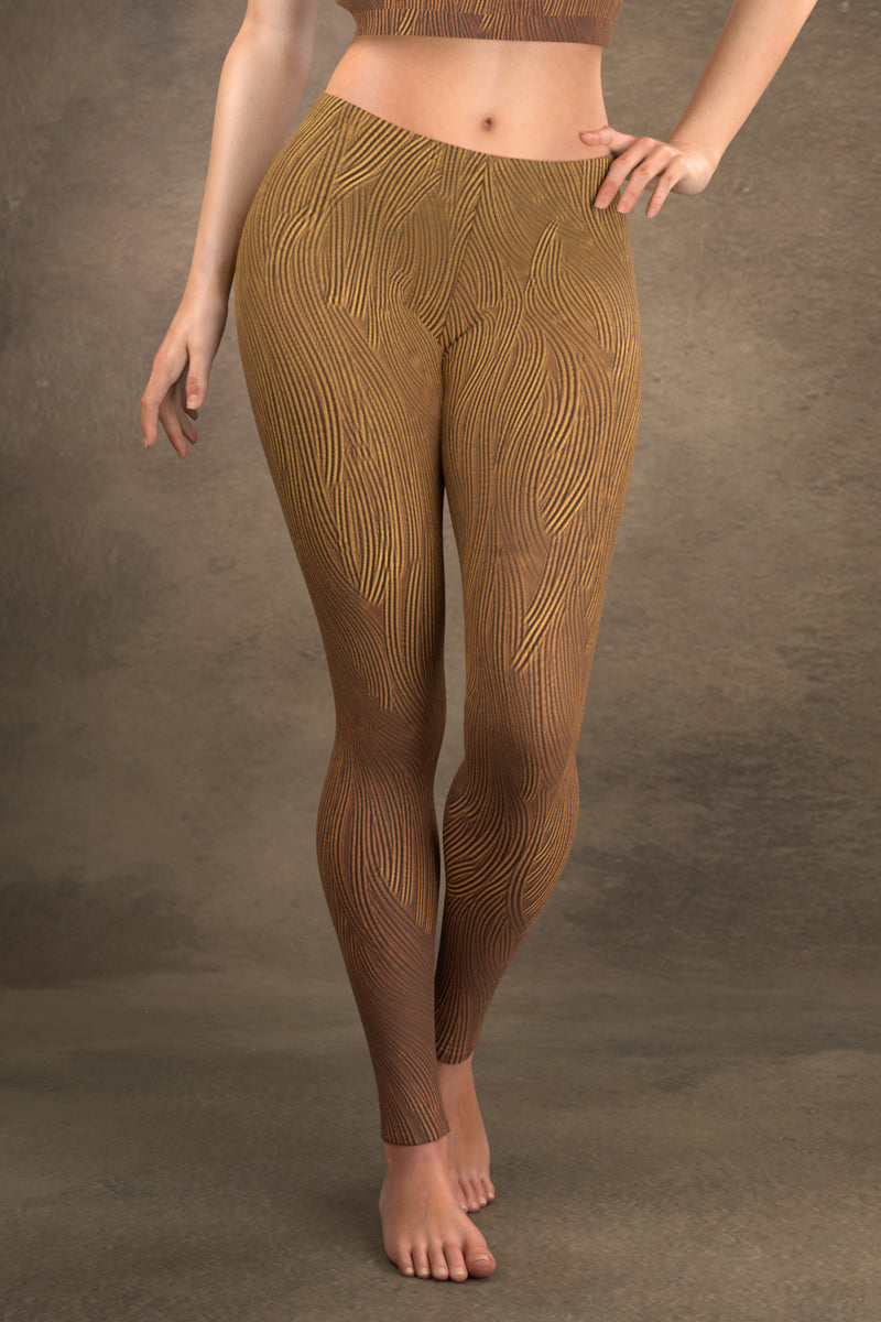 Brushed Gold Leggings Meadowlark Clothing