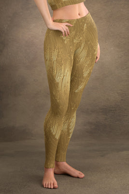 Brushed Gold Leggings - Meadowlark Clothing