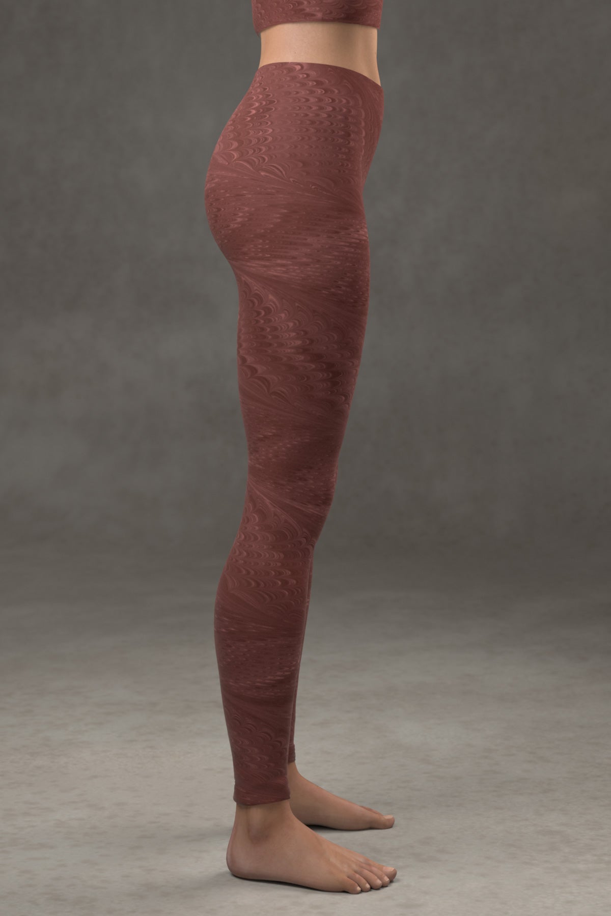adidas adidas Yoga Studio 7/8 Leggings - Burgundy | adidas TZ