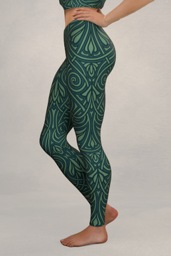 Brand Leggings - Teal – Buckwood Brand